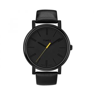 Swatch Quart Nvy Black Dial