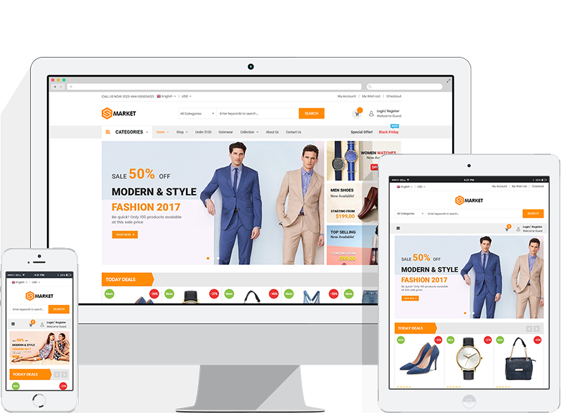 S-market - Fluid Responsive Magento Theme