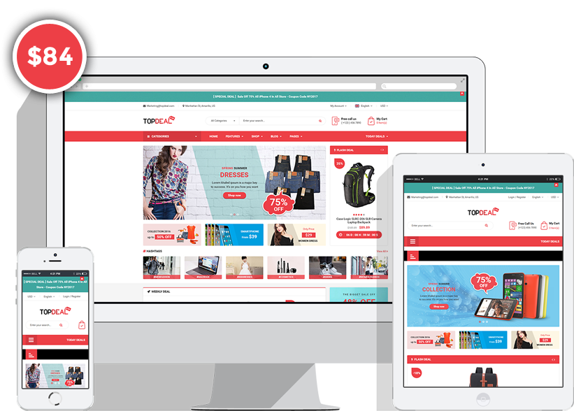 SM TopDeal - Premium Responsive Magento Theme